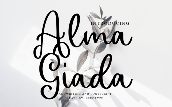 Alma Giada Script Font Review: Elegant Typography for Crafters