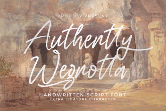 Authentty Wegnotta: The Handwritten Font for Authentic Brand Identity