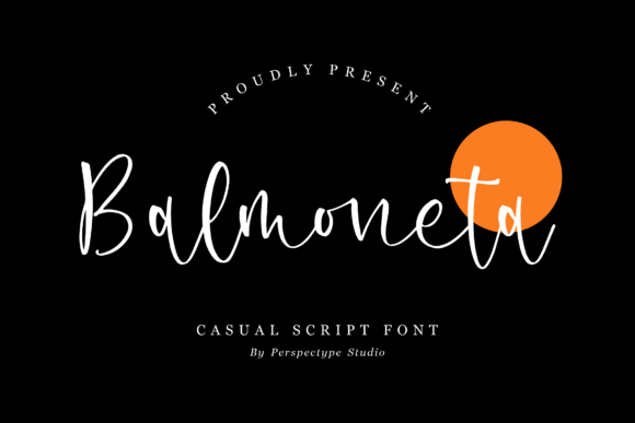 Balmoneta: A Casual Script Font for Handmade Branding