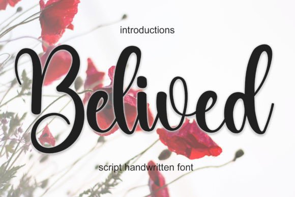 Belived: A Dainty Script Typeface for Elegant Web Design