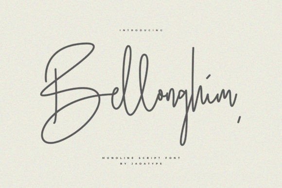 Bellonghim: A Script Font for Editorial Calm and Creative Flow