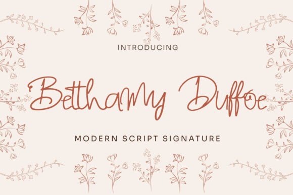 Betthamy Duffoe: The Script Font That Elevates Small Business Branding