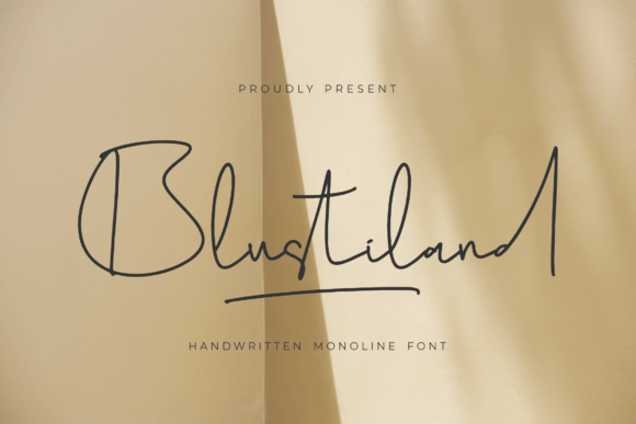 Blustiland Script Font Review