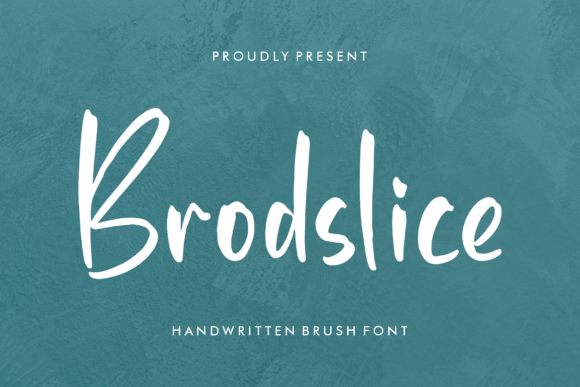 Brodslice: A Handwritten Font for Authentic Brand Identity