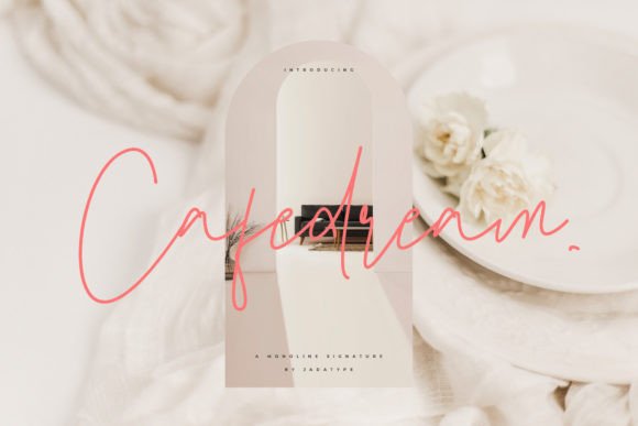 Cafedream: A Stylish Script Font for Modern Editorial Design