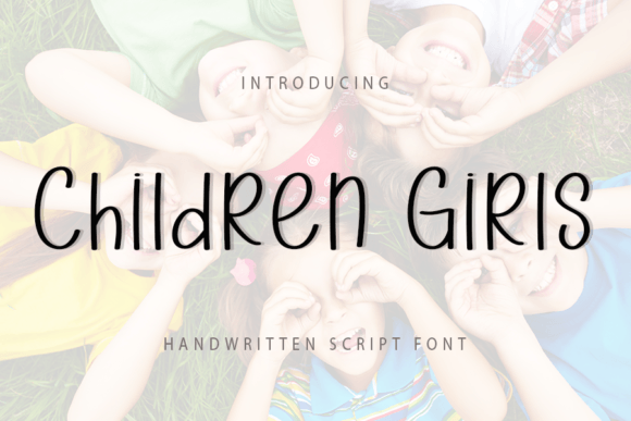 Children Girls Typeface: Adding Whimsy to Campaign Visuals