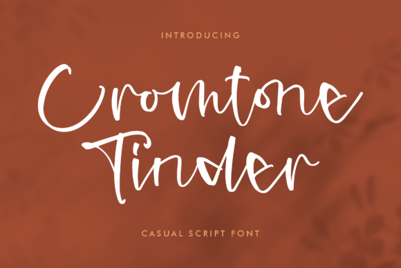 Cromtone Tinder: A Script Font for Authentic Brand Identity