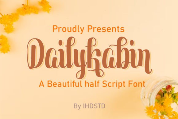 Dailykabin: The Script Font That Elevates Campaign Visuals