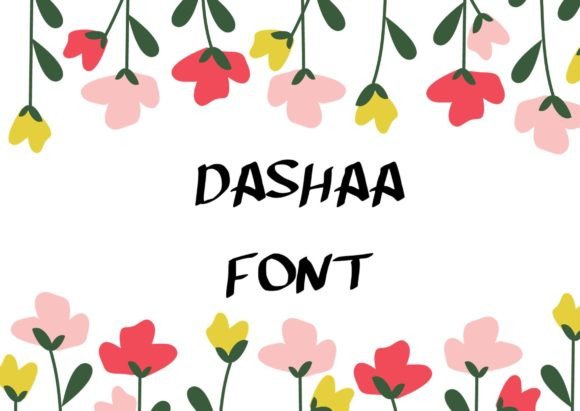 Dashaa: A Handwritten Brush Script Font for Editorial Design