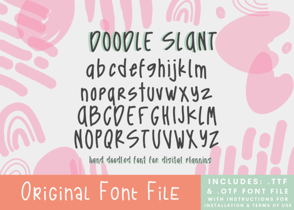 Doodle Slant: A Playful Script Font for Engaging Social Campaigns