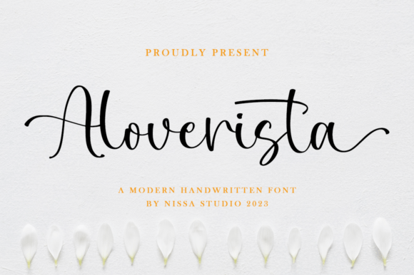 elevating digital elegance with the aloverista script font
