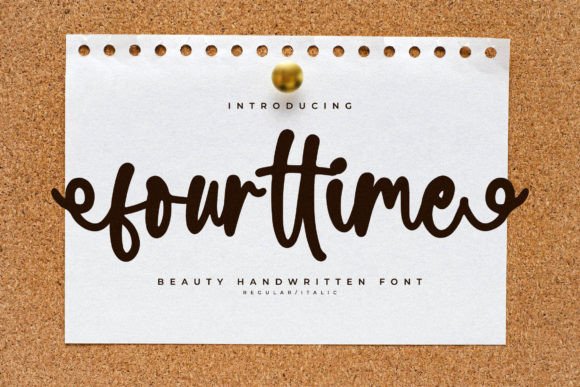 Fourttime: The Script Typeface That Elevates Campaign Visuals