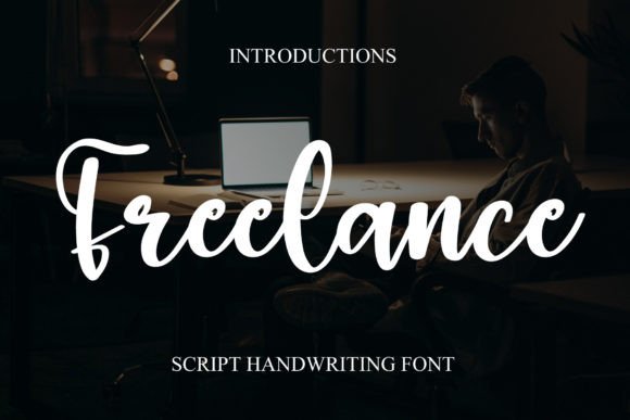 Freelance: A Dainty Script Typeface for Elegant Brand Identity