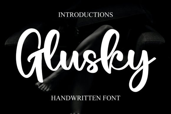 Glusky: A Stylish Script Font for Elegant Brand Identity Projects