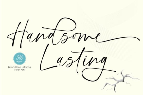 Handsome Lasting: The Script Font for Polished Brand Identity