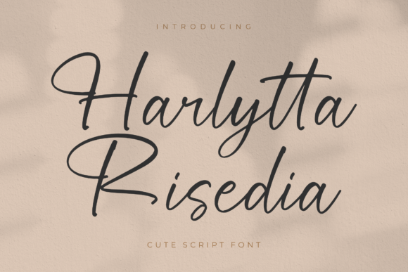 Harlytta Risedia: A Premium Script Font for Distinctive Brand Identity