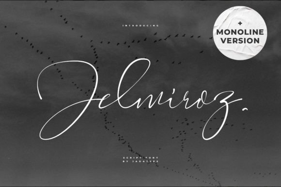 Jelmiroz: Elevating Editorial Design with Sophisticated Script Typography