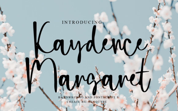 Kaydence Margaret: A Script Font for Elegant Campaign Design
