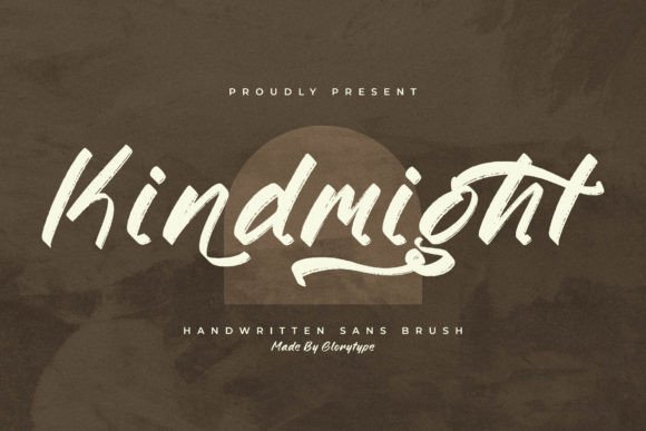 Kindmight: A Handwritten Script Typeface for Modern Web Design