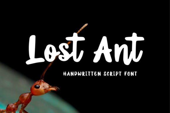 Lost Ant: A Handwritten Script Font for Authentic Brand Identity