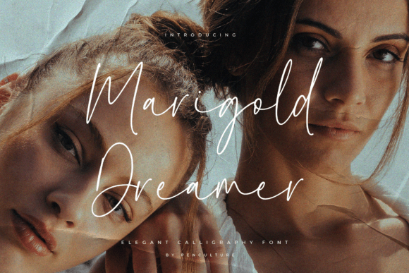 Marigold Dreamer: A Handwritten Script Font for Editorial Design