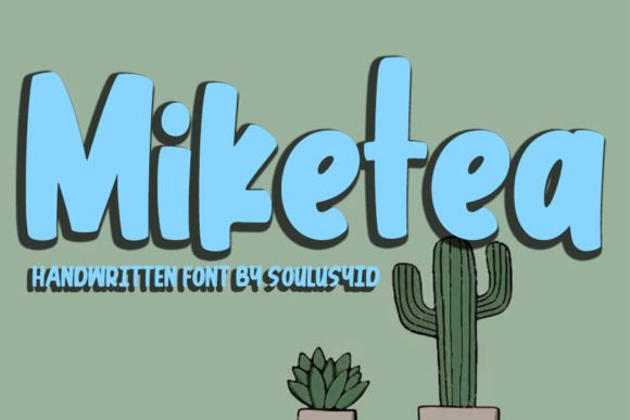 Miketea: The Bold Script Font for Handmade Brands