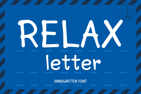 Relax Letter: A Calm Script Typeface for Editorial Design