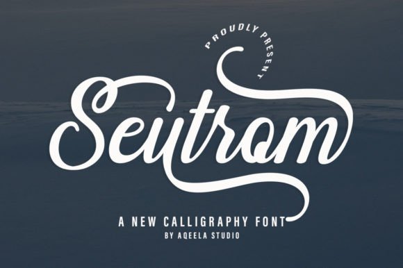 Seutrom: A Playful Script Font for Charming Brand Identities