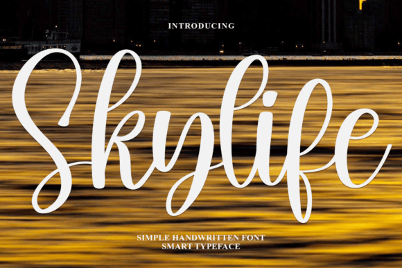 Skylife: The Script Typeface That Elevates Campaign Visuals