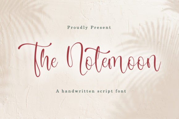 The Notemoon: A Script Font for Clearer Campaign Visuals